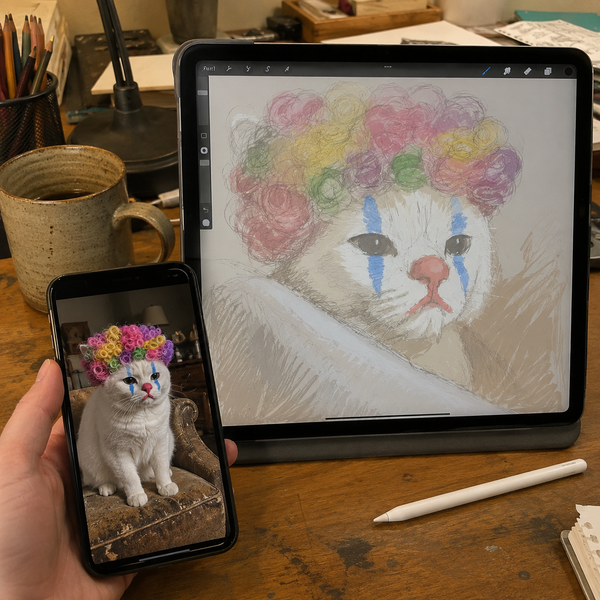 Hand-drawn