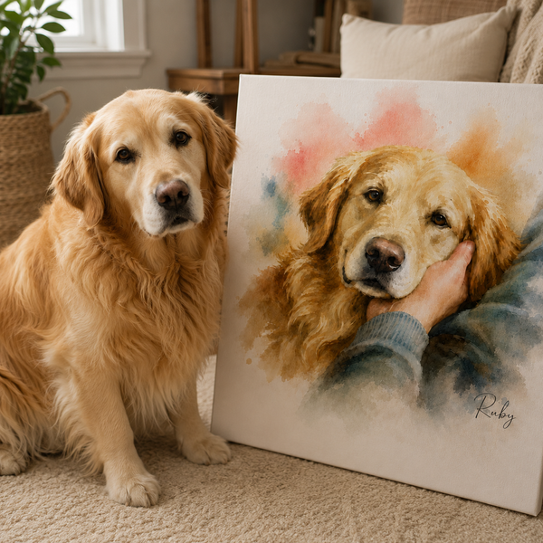 Day 8–14 — Framed canvas delivered to your door