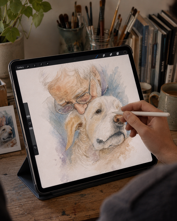 Hand-drawn