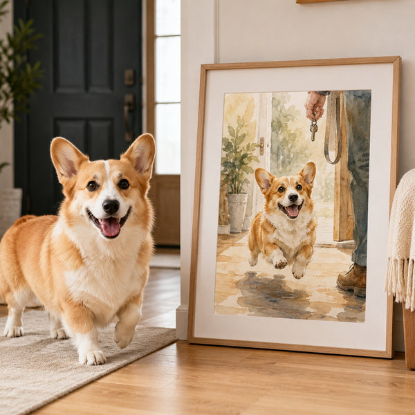 Morning Routine — Together Pet Portrait
