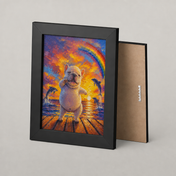 Pet Portrait Framed Print