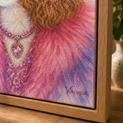 Custom Pink Princess Pet Portrait — Born to Shine
