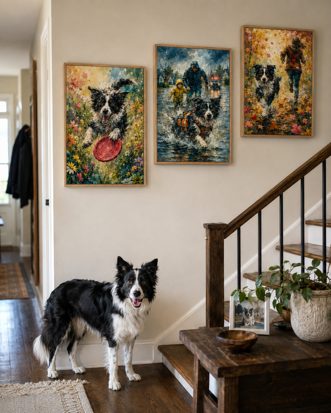 Milestone Trio sample 3 — three big-day moments coordinated as one wall