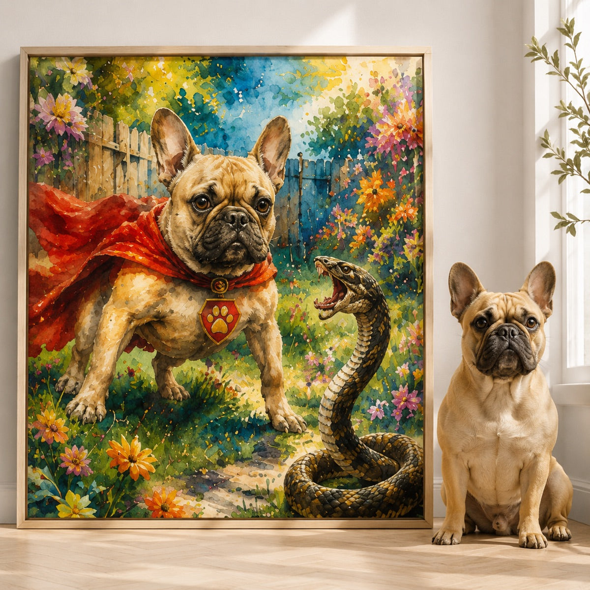 Memorial oil painting
