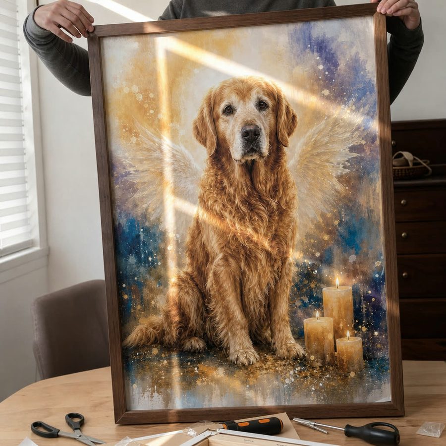 Jax black Labrador memorial