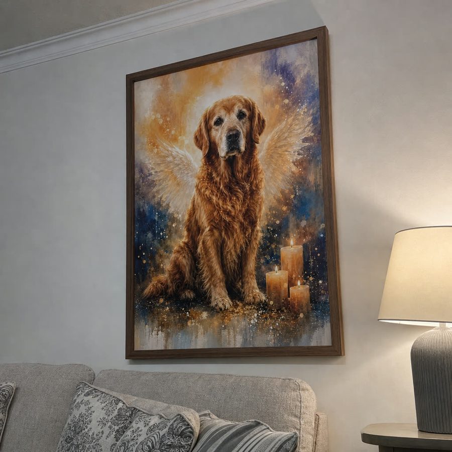 Cooper golden retriever memorial
