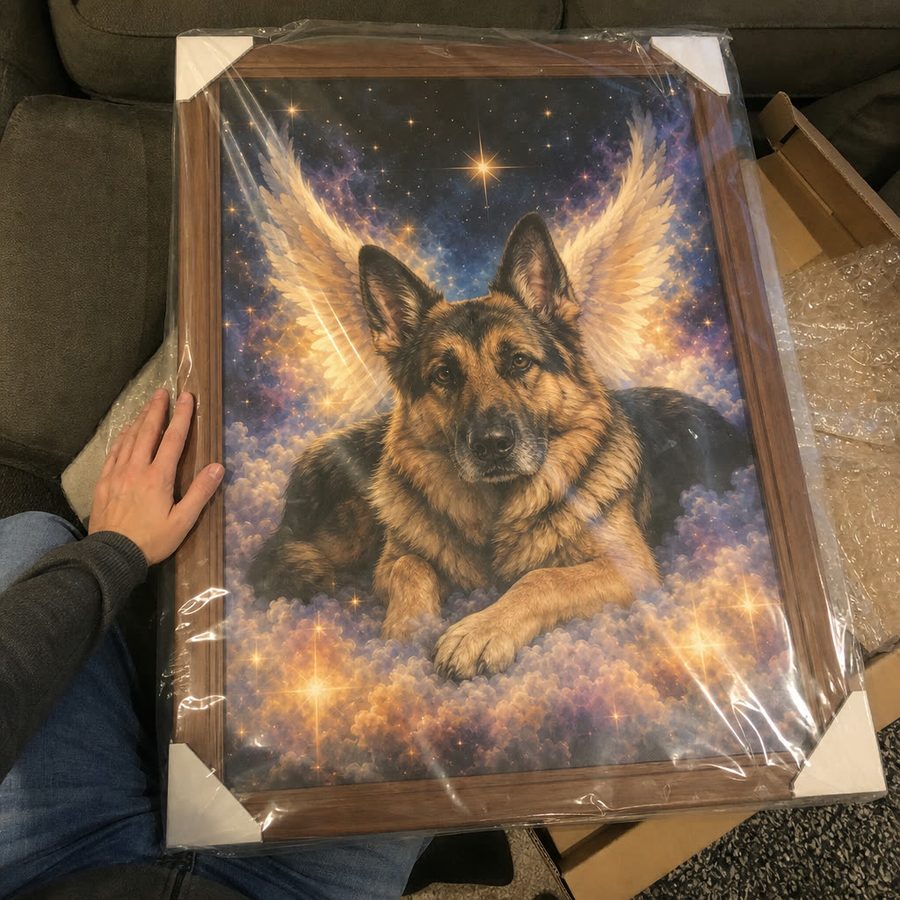 senior German Shepherd — customer photo
