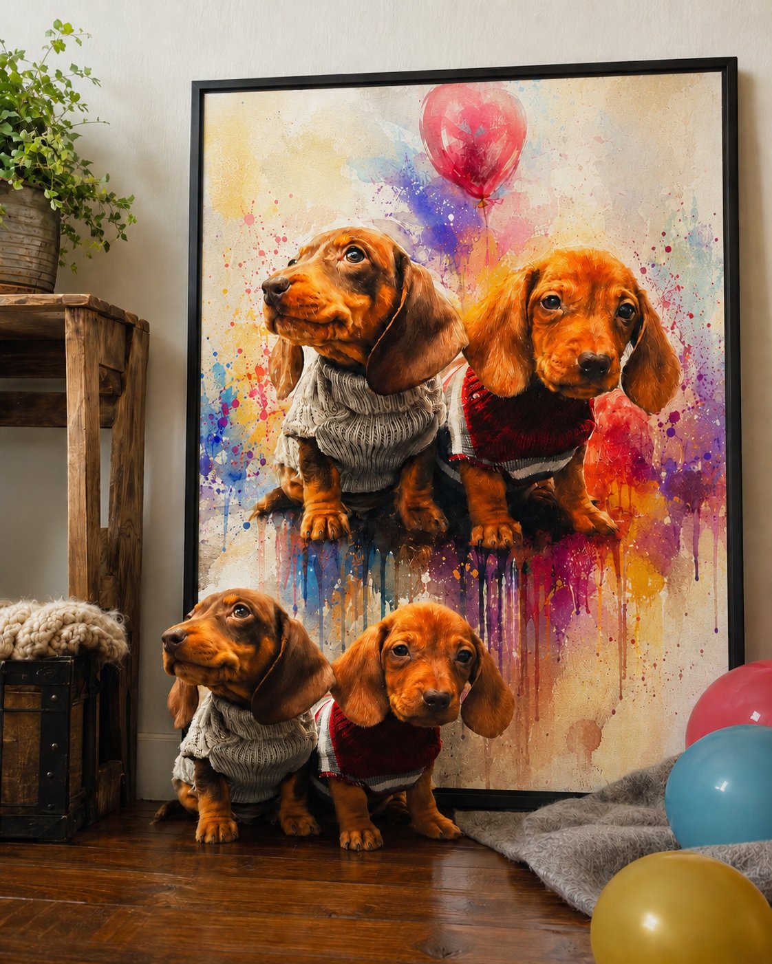 Together moment triptych showing human-pet bond scenes
