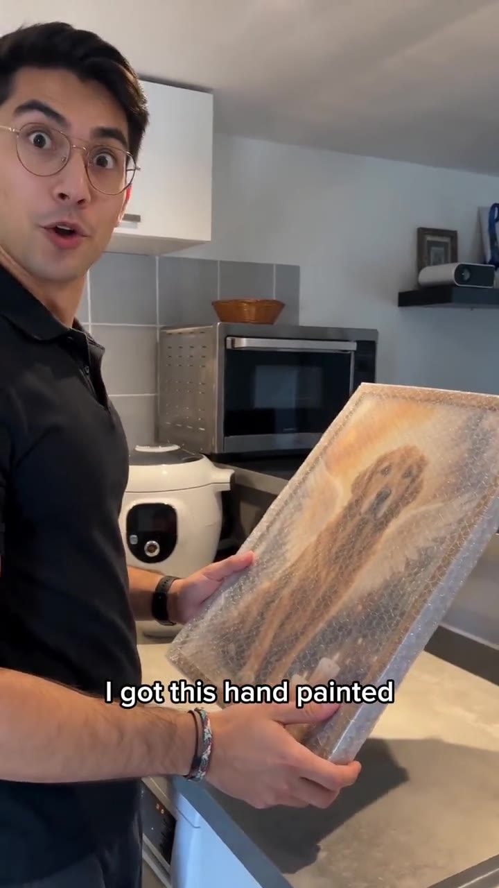 Hand-painted reveal